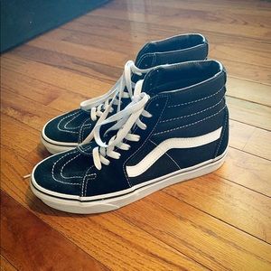 Vans black high tops